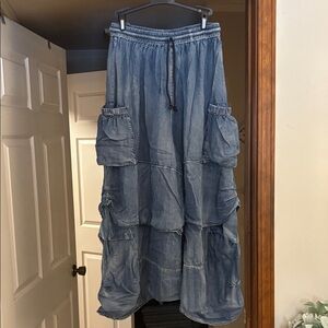 Denim Jaded Gypsy float boho jeans with Pockets
